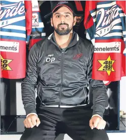  ?? Picture: Kris Miller. ?? Stars coach Omar Pacha: looking forward to the visit of the Cardiff Devils.