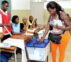  ?? DR ?? Moçambican­os vão às urnas em Outubro para eleger autarcas