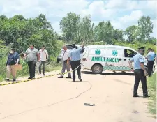  ?? ?? El cuerpo del militar Líder Javier Ríos Cañete fue hallado en un yuyal cerca de la bahía de Asunción, en enero de 2023.