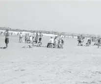  ?? MIGUEL DÍAZ ?? Una asistencia superior a los 5 mil visitantes registró la playa