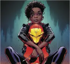  ?? ?? Girl power: Riri Williams aka Ironheart — played by Dominique Thorne — gets her own series and an appearance in Black Panther: Wakanda Forever.