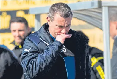  ??  ?? Barry Smith insists his Raith Rovers side are “still very much in the tie”. Picture: SNS.