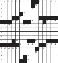 ??  ?? Puzzle by Martin Ashwood-Smith and George Barany 6/25/16