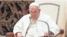  ?? ANDREW MEDICHINI/AP FILE ?? Pope Francis is aiming to centralize Vatican assets so they can be managed properly.