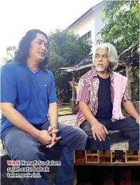  ??  ?? WAN Hanafi Su dalam salah satu babak telemovie ini.