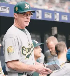  ?? GETTY IMAGES ?? Bob Melvin, quien guió a los modestos Atléticos hasta los playoffs, obtiene el premio por tercera vez.