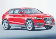  ??  ?? L’Audi Q2, il piccolo Suv che sostituirà il Q5