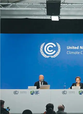  ?? / Getty ?? Como dijeron los líderes de la Cumbre, aunque el año pasado la COP26 fue aplazada por el coronaviru­s, eso no implica que el cambio climático se haya detenido.