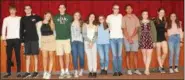  ?? PHOTO PROVIDED ?? Onteora High School graduates who received New York state’s Seal of Biliteracy.