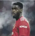  ??  ?? 0 Axel Tuanzebe: Subjected to racist abuse on social media