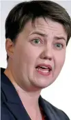  ??  ?? Support: Ruth Davidson