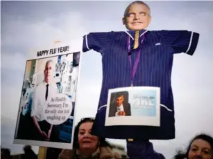  ?? (Getty Images) ?? Nurses went on strike last month over pay and working conditions