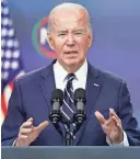  ?? ANNA MONEYMAKER/GETTY IMAGES FILE ?? President Joe Biden easily won Ohio’s presidenti­al primary but has run into an issue with the timing of the Democratic National Convention to officially make the ballot in Ohio.