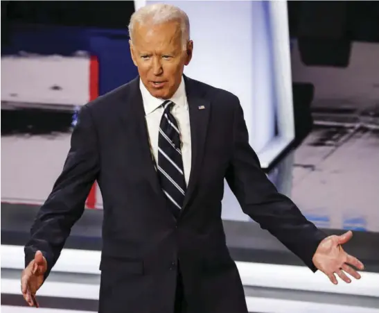  ?? (Photo: AP) ?? BIDEN... vows to strive to end the hate and fear consuming the nation