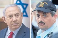  ?? AFP ?? Israeli Prime Minister Benjamin Netanyahu and the chief of Israeli police, Commission­er Roni Alsheikh.