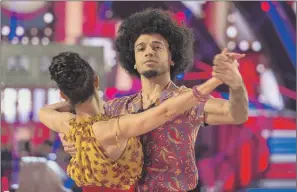  ??  ?? MISSTEP: Janette Manrara and Aston Merrygold failed to impress on Strictly Come Dancing.