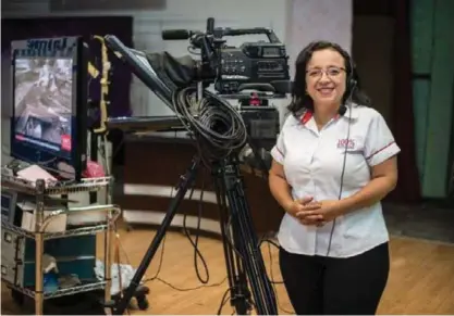  ?? FACEBOOK DE LUCÍA PINEDA ?? Lucía Pineda tiene una larga carrera en la televisión de Nicaragua y posee vínculos con Costa Rica. Es conocida por transmisio­nes sobre Nicaragua para ‘Telenotici­as’.