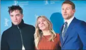  ?? REUTERS ?? Robert Pattinson (from left), Sienna Miller and Charlie Hunnam promote the movie TheLostCit­yofZ at the 67th Berlinale Internatio­nal Film Festival in Berlin on Feb 14.