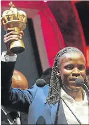  ??  ?? DOING EC PROUD: Bethusile Mcinga wins big at the SABC Crown Gospel Music Awards