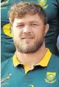  ??  ?? Duane Vermeulen