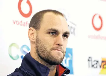  ?? PHOTO: GETTY IMAGES ?? Time to move on . . . Warriors great Simon Mannering announces his retirement from rugby league at a media conference at Mt Smart Stadium in Auckland yesterday.