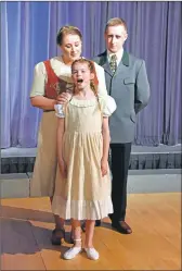  ??  ?? Rosie McNamara, playing Gretl, showed not only her acting talent but also her singing ability. 01_B50SOM12