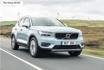  ??  ?? The Volvo XC40