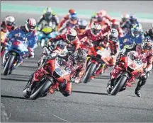  ?? FOTO: MOTOGP ?? Jorge Martín lideró las primeras 18 vueltas de la carrera