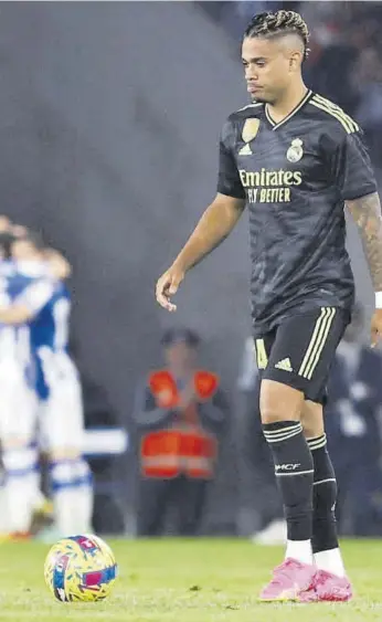  ?? EFE ?? Mariano fue la viva estampa de la mediocrida­d que exhibió el Real Madrid en el Reale Arena frente a la Real Sociedad //