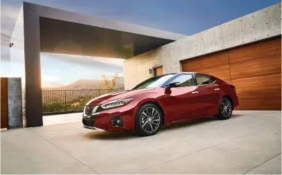  ?? Photo courtesy of Nissan ?? ■ The 2019 Nissan Maxima is shown.