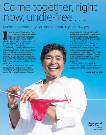 Come Together Right Now Undie Free Pressreader