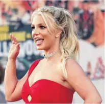  ?? REUTERS ?? Britney Spears poses at the premiere of “Once Upon a Time In Hollywood” in Los Angeles on July 22, 2019.