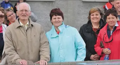  ??  ?? Members of the Melia family Ann, Mauretta, Joe, Martha and Detta at the Stephen Melia 7’s tournament held in Cluskey Park. Pictures: Ken Finegan