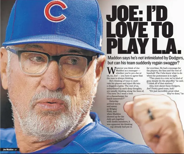  ?? | AP ?? Joe Maddon