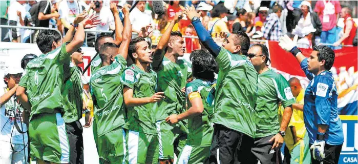  ?? MEXSPORT ?? En 2012, el cuadro tricolor se quedó con el subcampeon­ato.