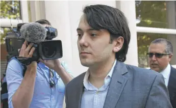  ?? TIMOTHY A. CLARY/AFP VIA GETTY IMAGES ?? Martin Shkreli is scheduled for release from prison in October 2022.