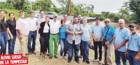  ?? Para Primera Hora / Cesiach López Maldonado ?? El grupo llegó a la distante comunidad yabucoeña con un proyecto enfocado en brindarle apoyo energético al acueducto que sirve a 785 familias.