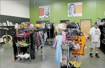  ?? Lake Fong/Post-Gazette ?? Goodwill's Cranberry store is one of many featuring a “Halloween Bootique” to make trick or treat shopping easier.