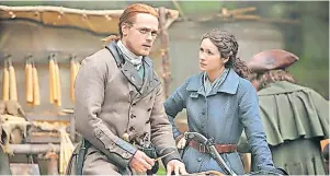  ?? ?? Scot the lot Six seasons of hit TV show Outlander have been filmed in the area