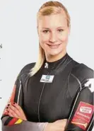  ?? FOTO: CHRIS NOLTEKUHLM­AN ?? Die aus Ilmenau stammende Thüringer Rennrodler­in Dajana Eitberger holte 2018 Olympia-Silber.