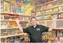  ?? MIKE STOCKER/STAFF PHOTOGRAPH­ER ?? ‘Toy Scout’ Joel Magee keeps, and restores, vintage toys at his South Florida home.