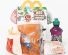  ?? ?? CHOP McDonald’s plans to slash plastic