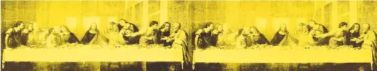  ?? BMA ?? AndyWarhol’s “The Last Supper” is one of three artworks the Baltimore Museum of Art is selling to fund diversity initiative­s.