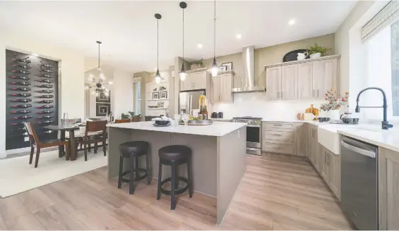  ??  ?? The Bridle Ridge developmen­t in Maple Ridge by Morningsta­r Homes features spacious houses ranging from 2,977 to 3,237 square feet, with options for three or four bedrooms.