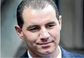  ?? KEVIN STENT/STUFF ?? Jami-Lee Ross laid a complaint about political donations at Wellington Central Police Station in October 2018.