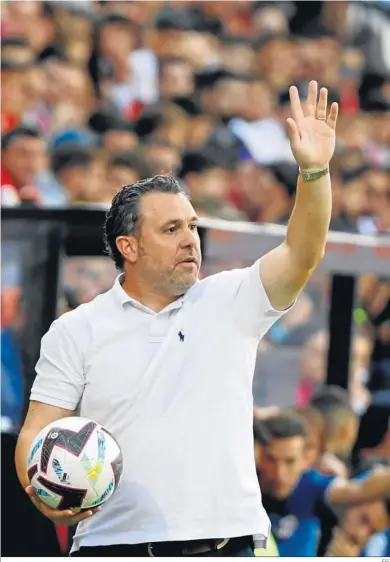  ?? EFE ?? El entrenador del Cádiz, Sergio González.