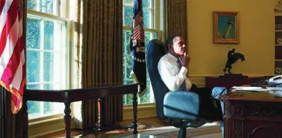  ??  ?? En 2008 ocuparía por primera vez el despacho oval de la Casa Blanca