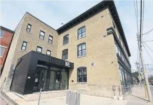  ?? STEVE RUSSELL TORONTO STAR FILE PHOTO ?? WE Charity’s flagship building on Queen Street East at Parliament Street sold for $24.6 million. Land registry records show WE and two affiliated foundation­s sold eight properties in late August.