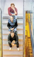  ?? BILD: SN/ROBERT RATZER ?? Cornel Entfellner, Max Wagner und Felix Klein ärgerten sich über das Chaos. Nun zeichnet sich eine Lösung des Problems ab.