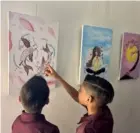  ?? UNICEF ?? Niños de entre 1 y 13 años son los protagonis­tas de esta singular muestra.